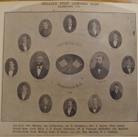 Orillia Lacrosse Club 1874 with William Rutherford McLeod Orillia Lacrosse Club 1874 with William Rutherford McLeod