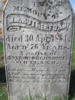 William Rutherford Grave