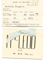 Garrard D Macleod Birth
