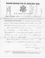 A Garrard Macleod Army Discharge Paper