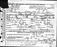 Margaret Laura Davis Birth Certificate