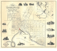 1867 map of Orillia with John McLeod residence